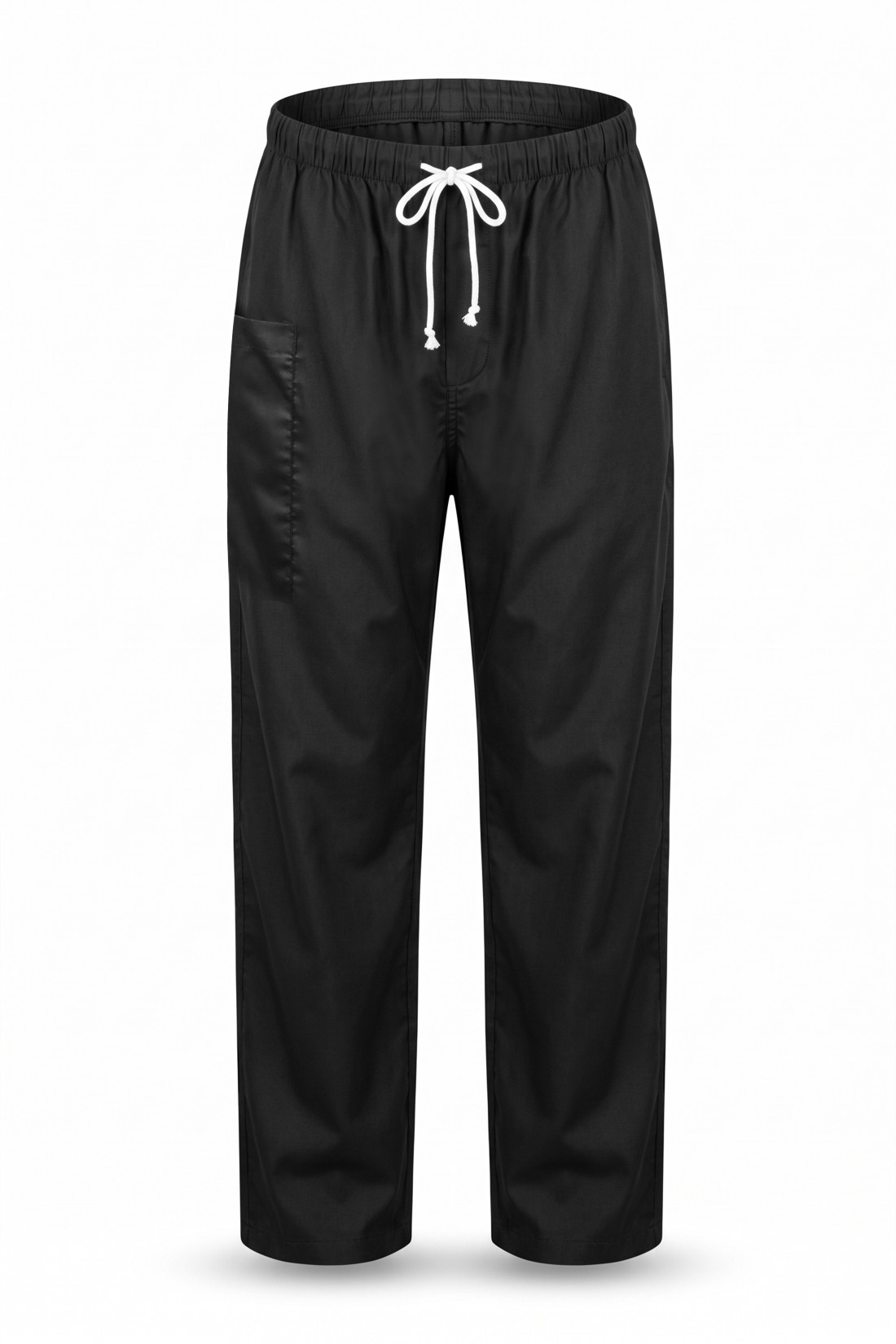 Scrub pants with a drawstring waist