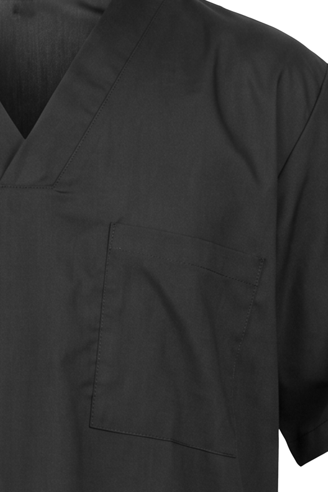 Close view of the chest pocket